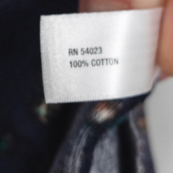 Gap Women’s Cardigan Button Front Coquette Preppy Casual Painter Knit Navy Sz L - Picture 11 of 12